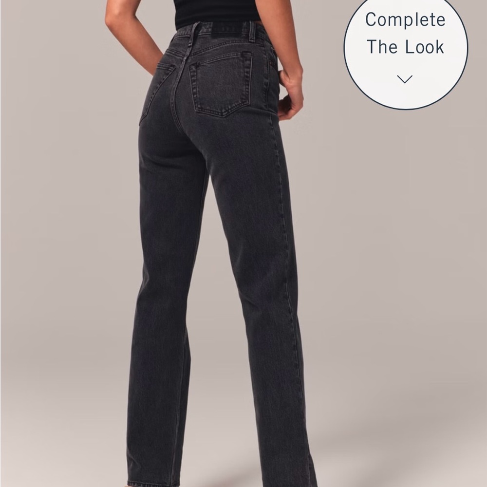 Abercrombie Jean The 90s Straight Ultra High Rise